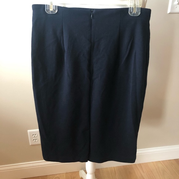 Navy Pencil Skirt - Picture 3 of 5